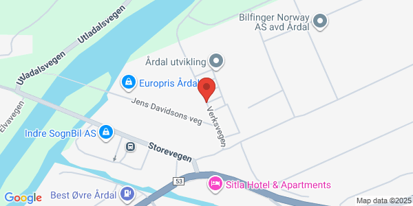 Map displaying event location