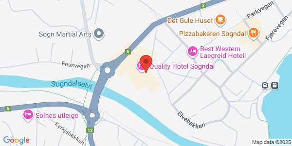 Map displaying event location