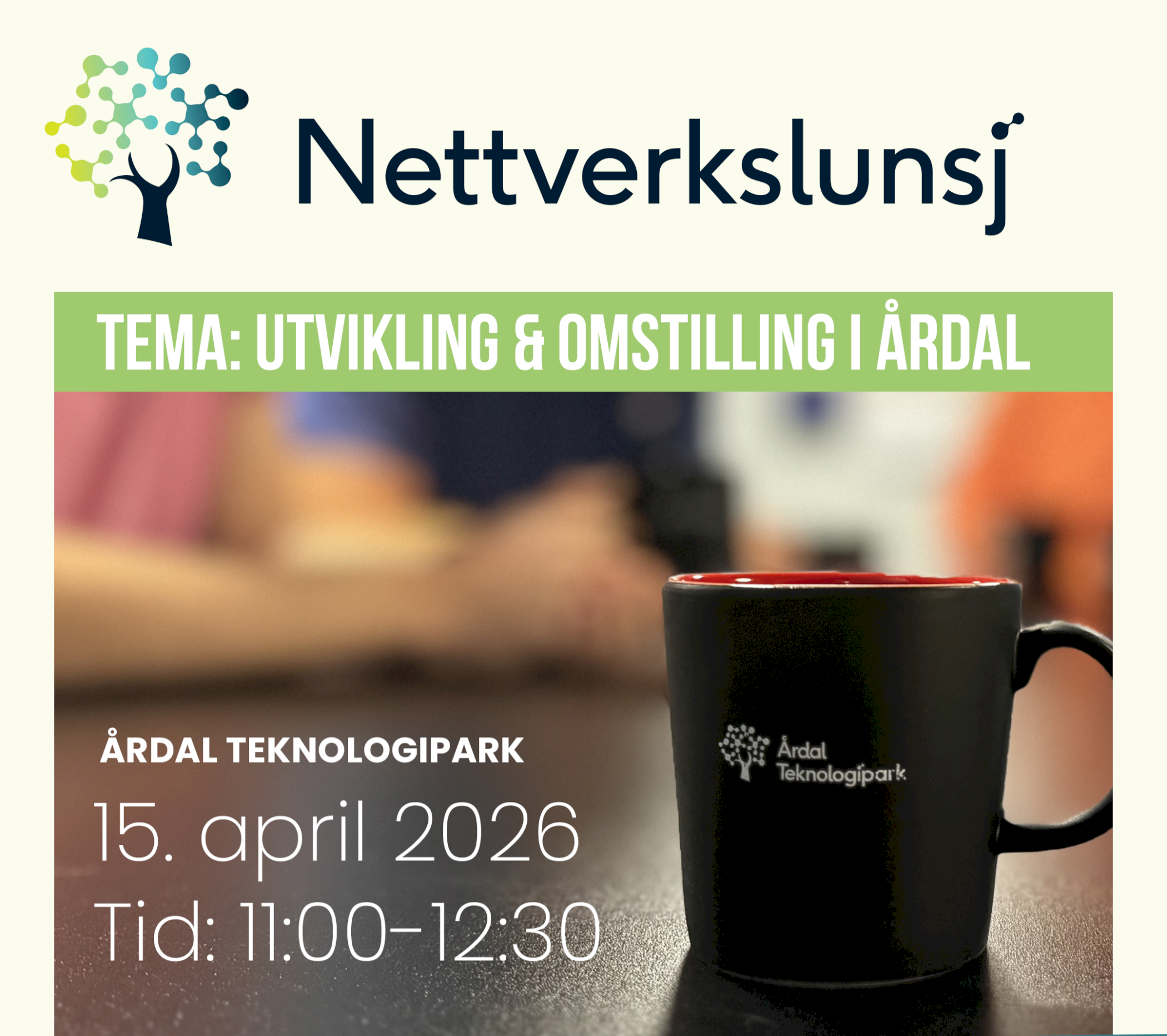 Nettverkslunsj 15. april