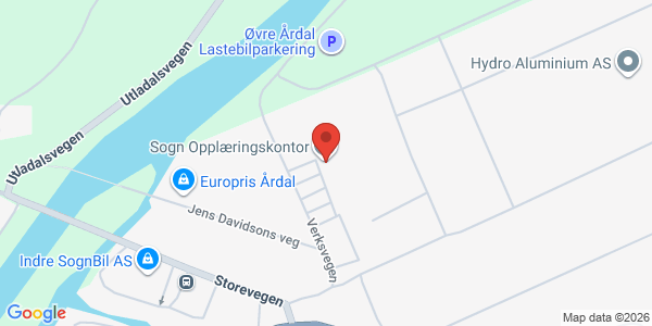 Map displaying event location