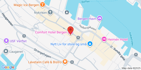 Map displaying event location