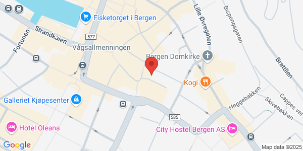 Map displaying event location