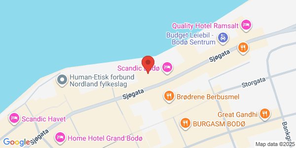 Map displaying event location