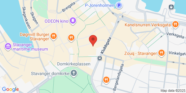 Map displaying event location