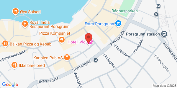 Map displaying event location