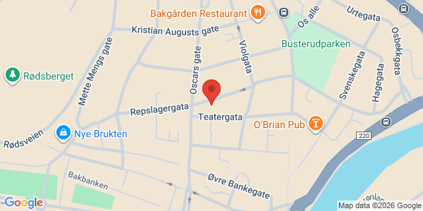 Map displaying event location