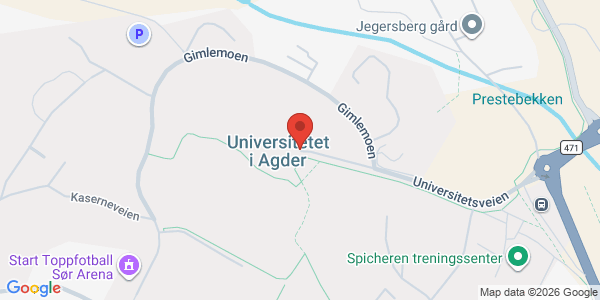Kart som viser hvor arrangementet foregår