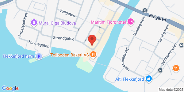 Map displaying event location