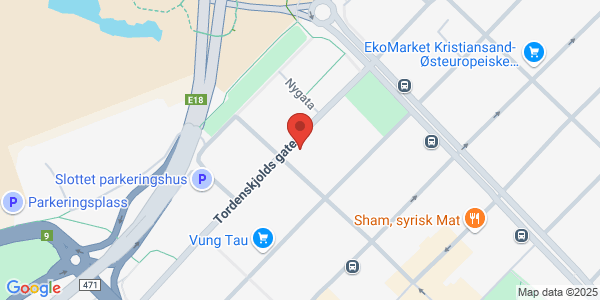 Map displaying event location