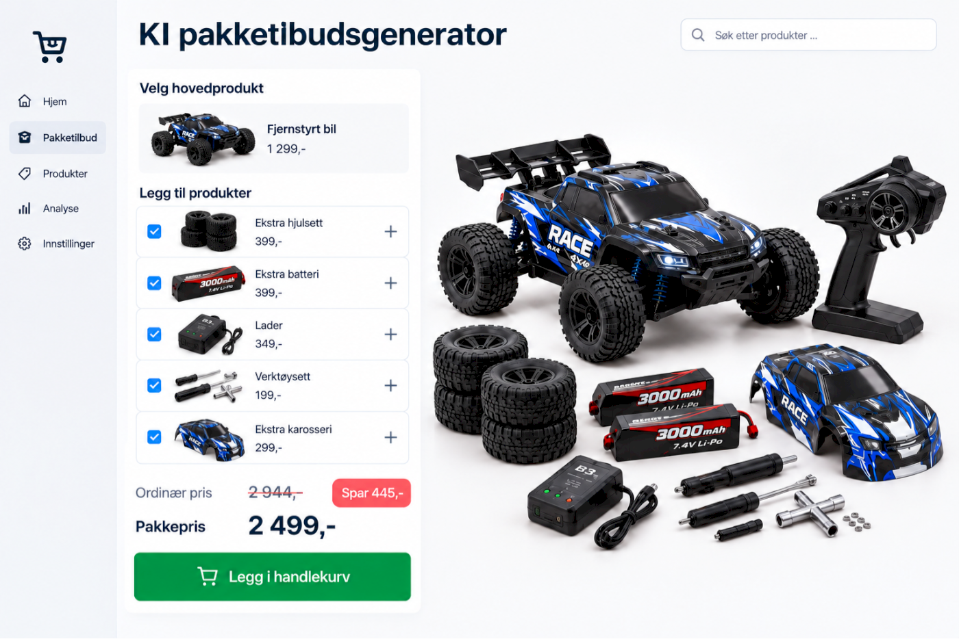 Oppdatering KI prosjektet til E-Waves og UiA