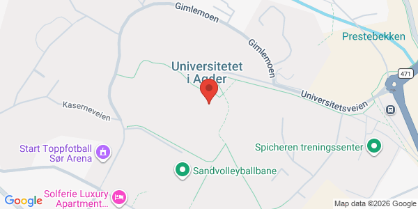 Kart som viser hvor arrangementet foregår