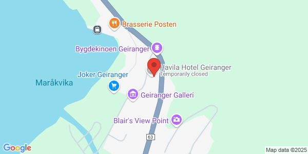 Map displaying event location