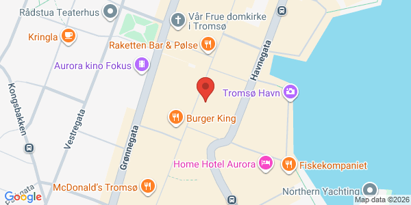 Kart som viser hvor arrangementet foregår