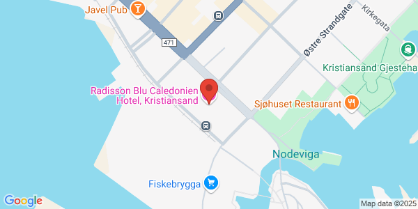 Kart som viser hvor arrangementet foregår