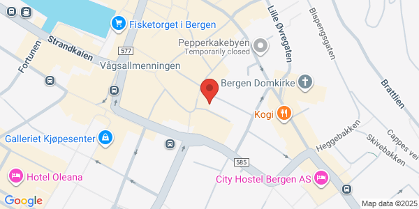 Map displaying event location