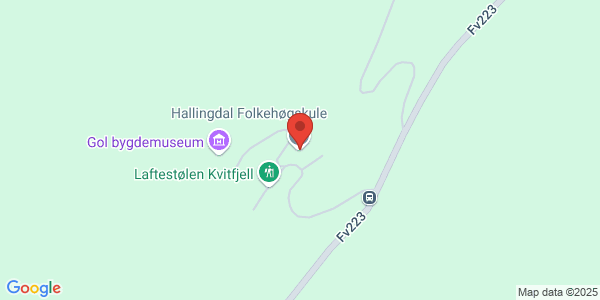 Map displaying event location