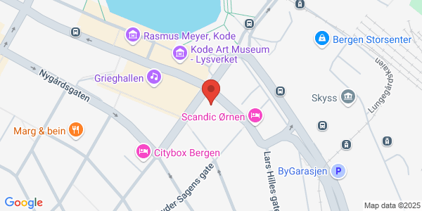 Map displaying event location