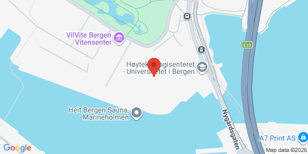 Map displaying event location