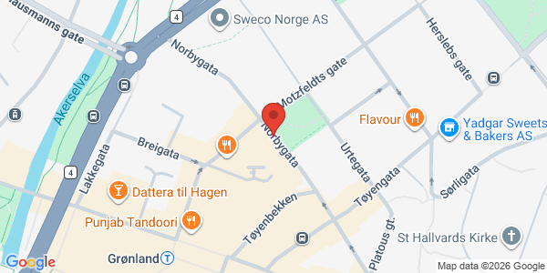 Map displaying event location