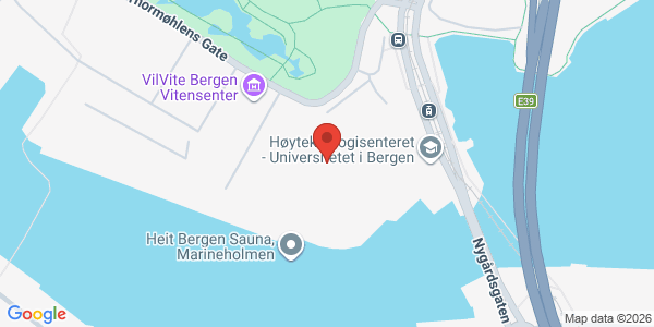 Map displaying event location