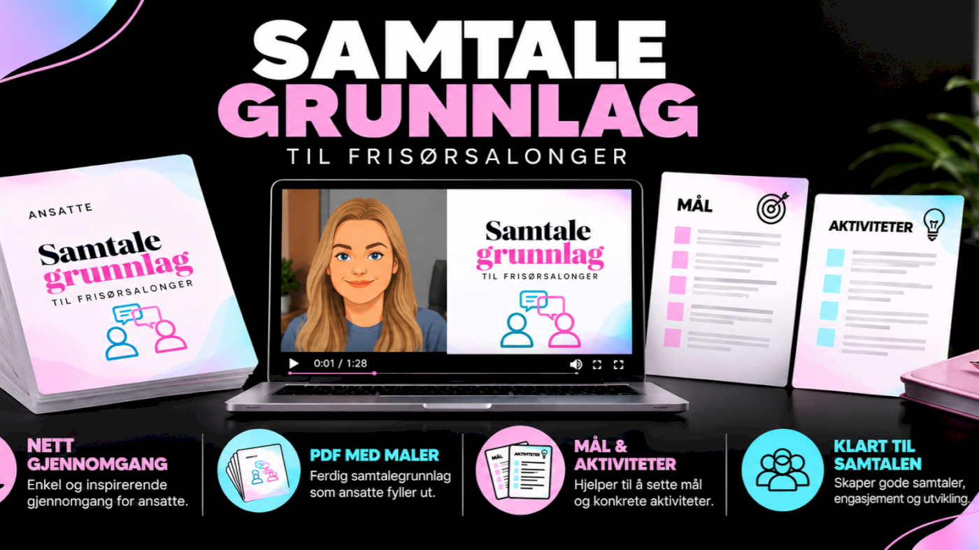 Salonglederverktøy for oppfølging av ansatte