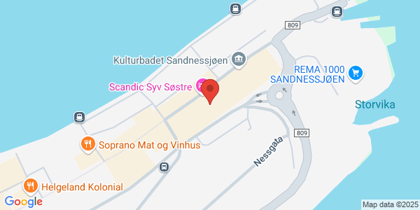 Map displaying event location