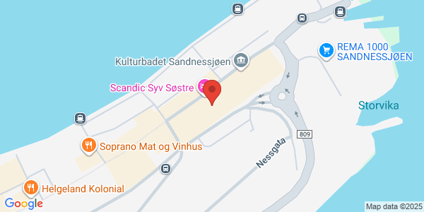 Map displaying event location