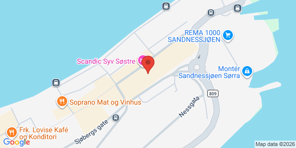 Map displaying event location