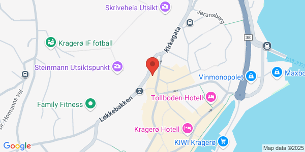 Map displaying event location