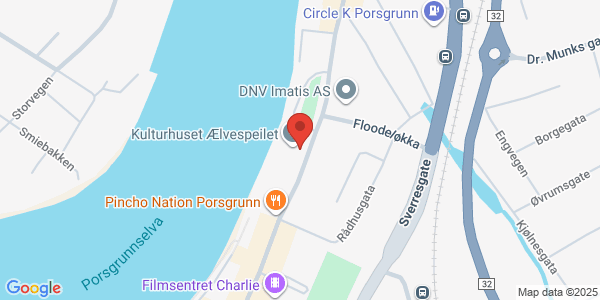 Map displaying event location