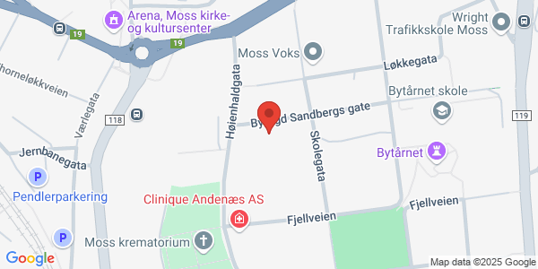 Map displaying event location