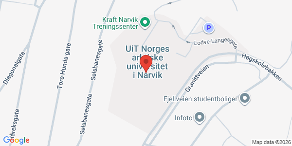 Kart som viser hvor arrangementet foregår