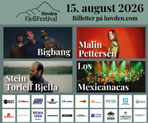 Hovden Fjellfestival 2026