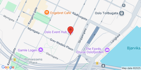 Map displaying event location