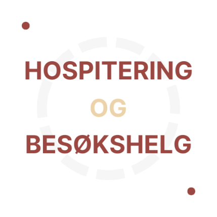 Hospitering og besøkshelg 2026
