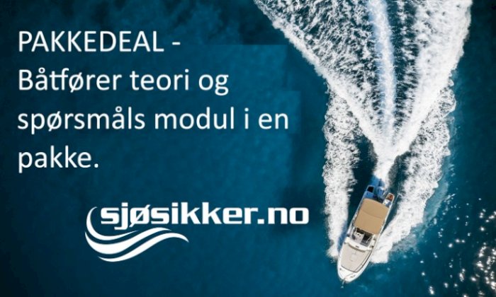 Nettbasert båtførerkurs og Spørsmål Båtførerprøven