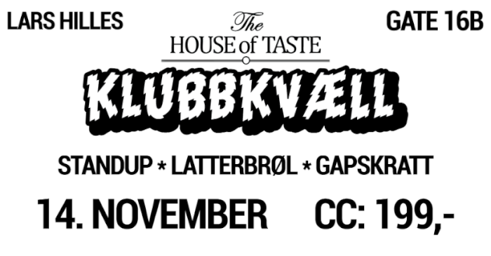 STAND UP KLUBB KVÆLL # 1