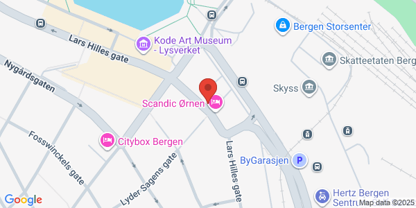 Map displaying event location