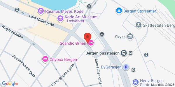 Map displaying event location