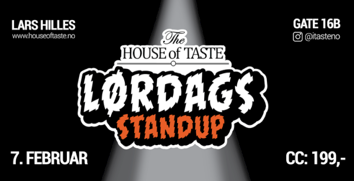 STAND-UP KVÆLL - Lørdagsstandup