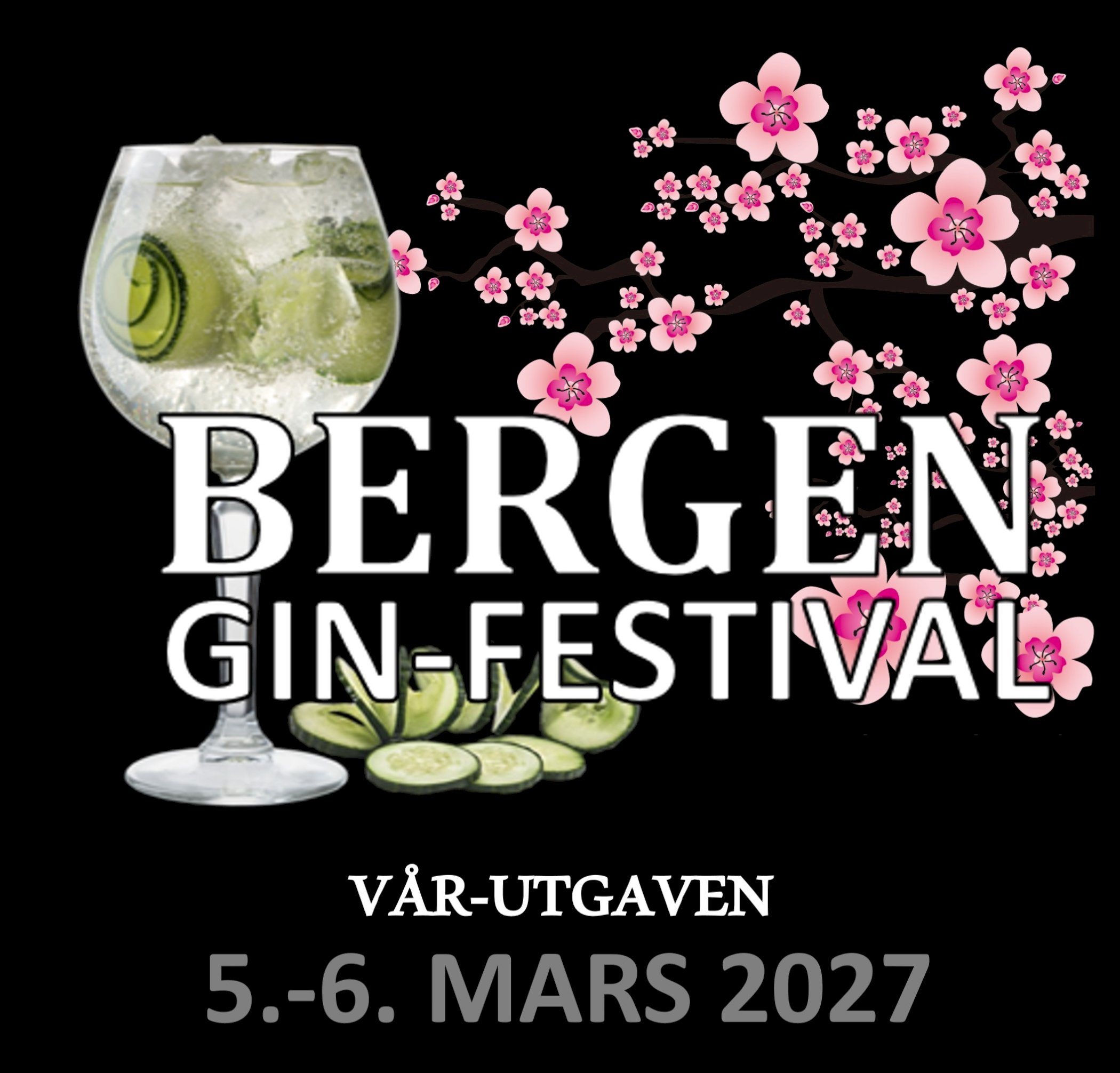 BERGEN GIN-FESTIVAL HØST 2026 - UTSATT til mars 2027