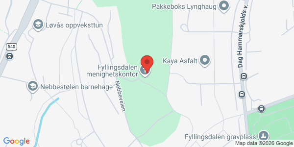 Kart som viser hvor arrangementet foregår