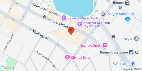 Map displaying event location