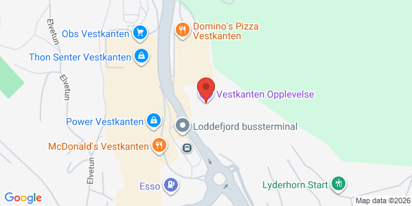 Map displaying event location