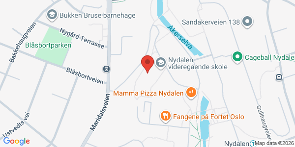 Kart som viser hvor arrangementet foregår