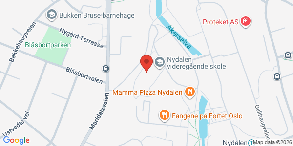 Kart som viser hvor arrangementet foregår