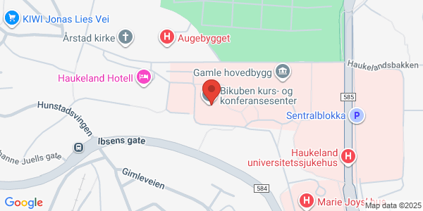 Map displaying event location