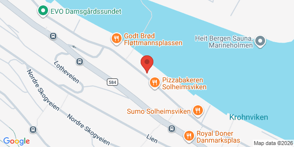 Kart som viser hvor arrangementet foregår