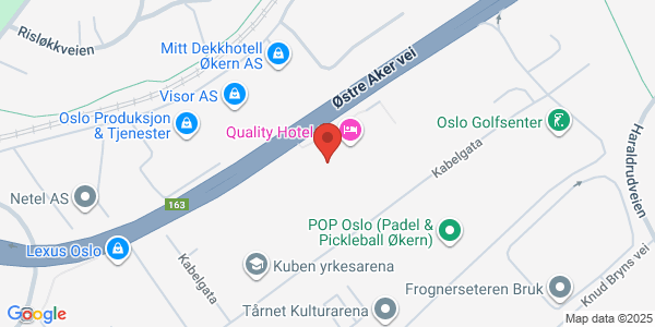 Map displaying event location
