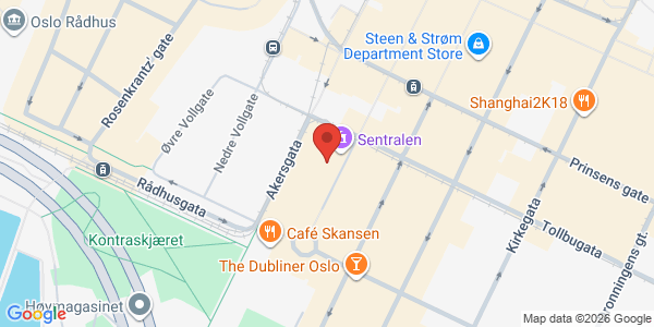 Map displaying event location